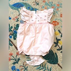 Janie and Jack Embroidered Romper